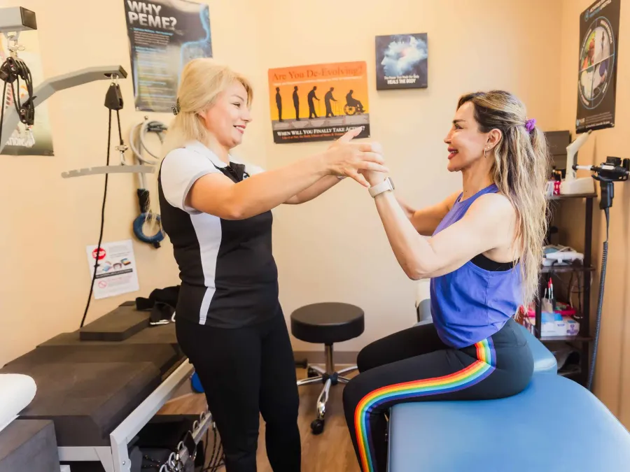 Patient consultation space at Divine Healing Chiropractic