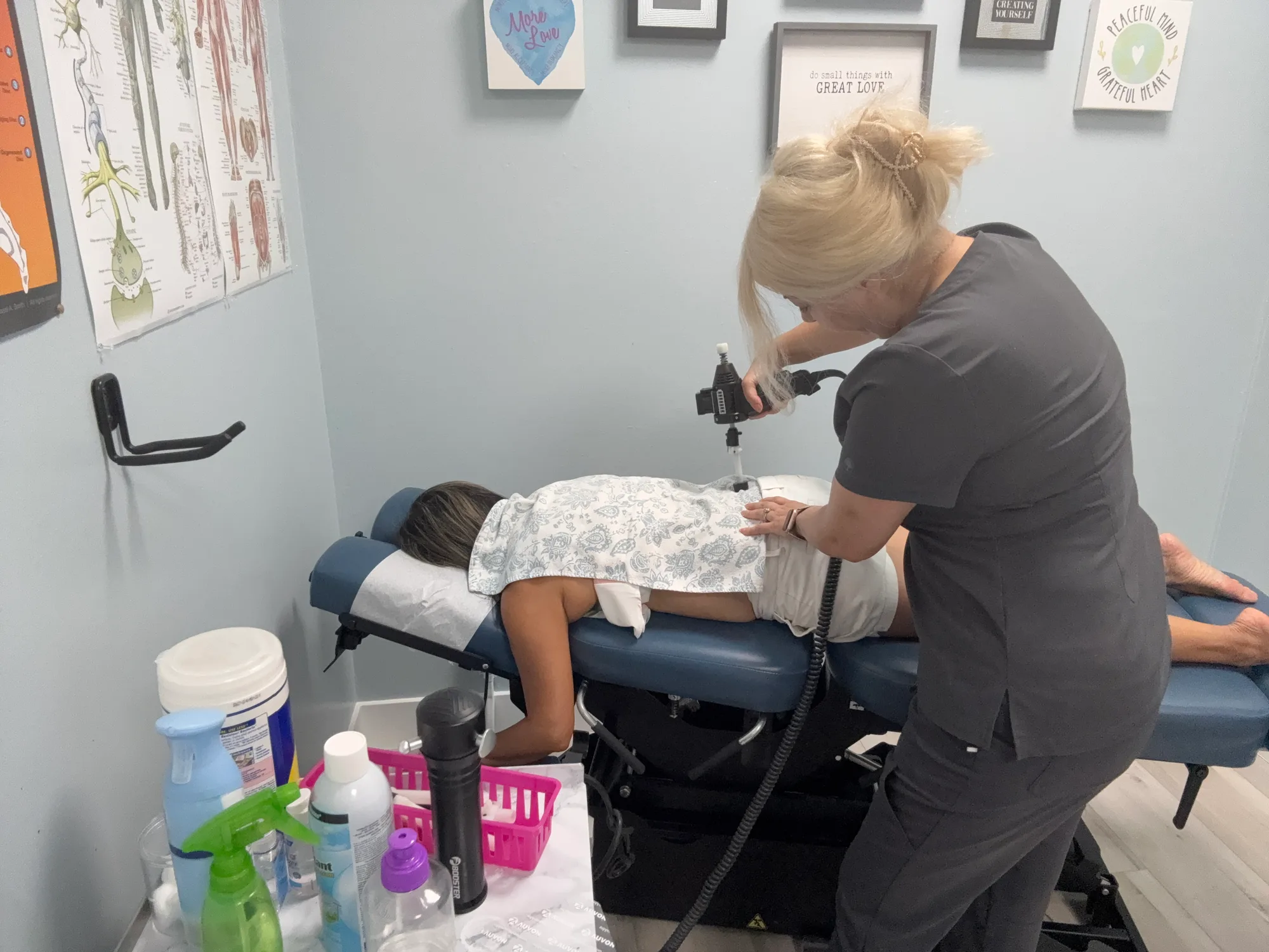 Divine Healing Chiropractic treating back pain in Laguna Niguel